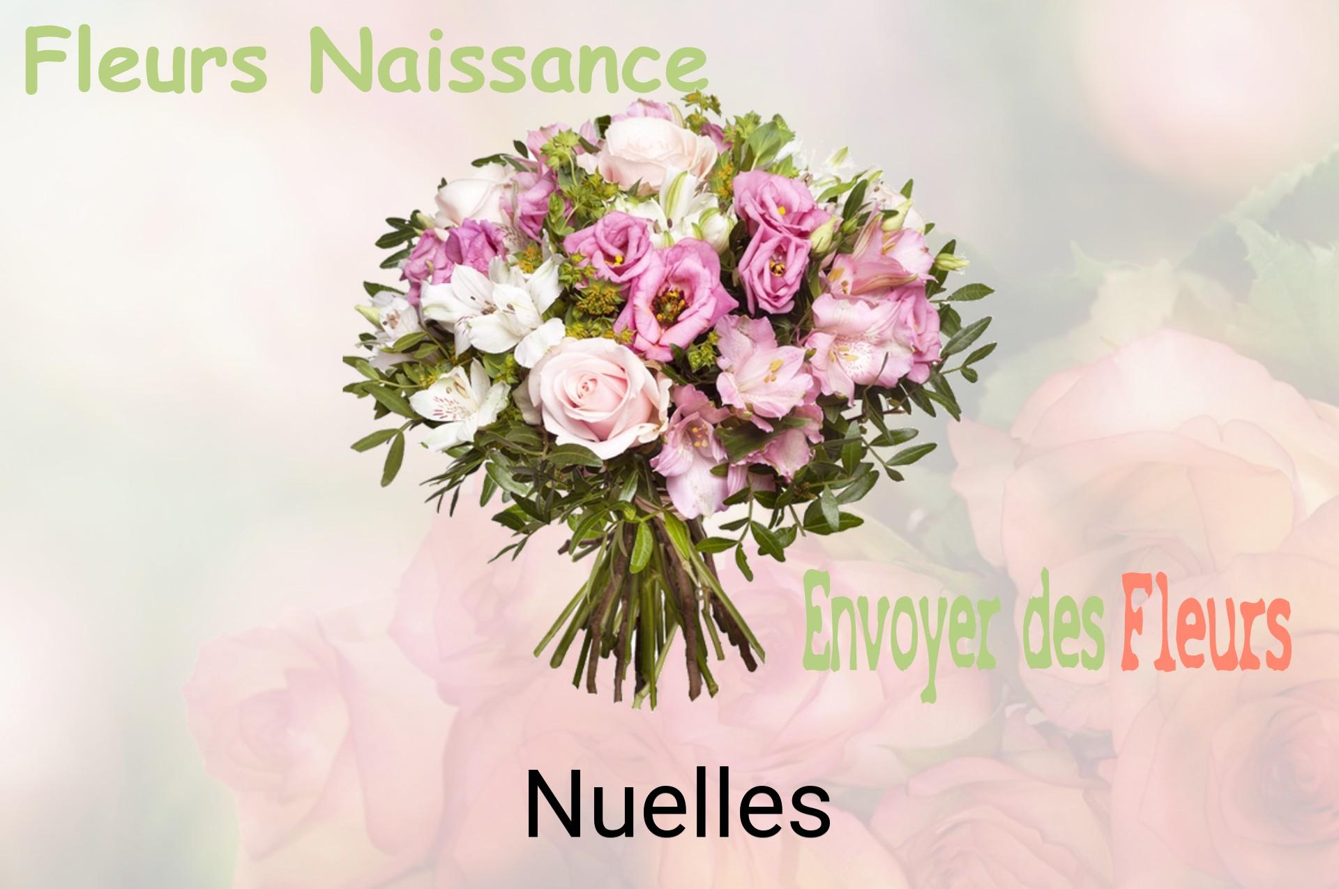 Bouquet de fleurs de naissance livré à Nuelles